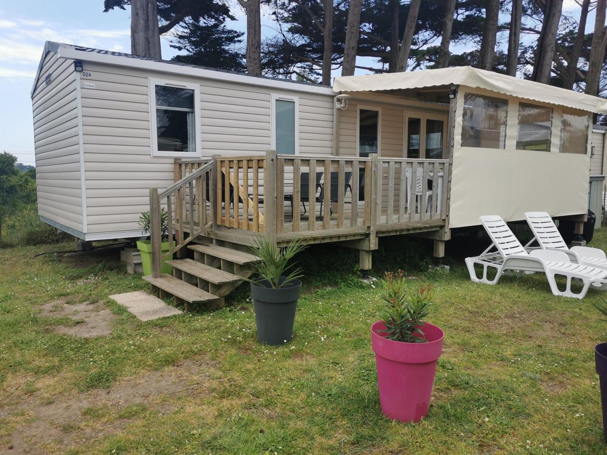 Mobilhome Vue Ocean La Costa Breizha Киберон Экстерьер фото