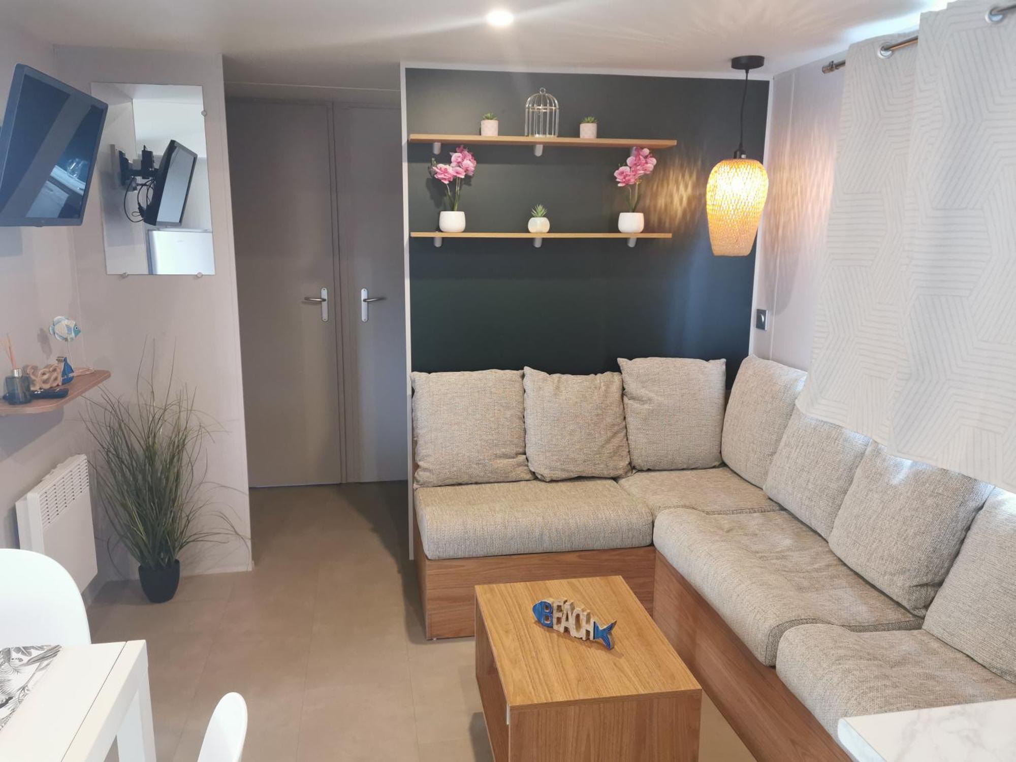 Mobilhome Vue Ocean La Costa Breizha Киберон Экстерьер фото
