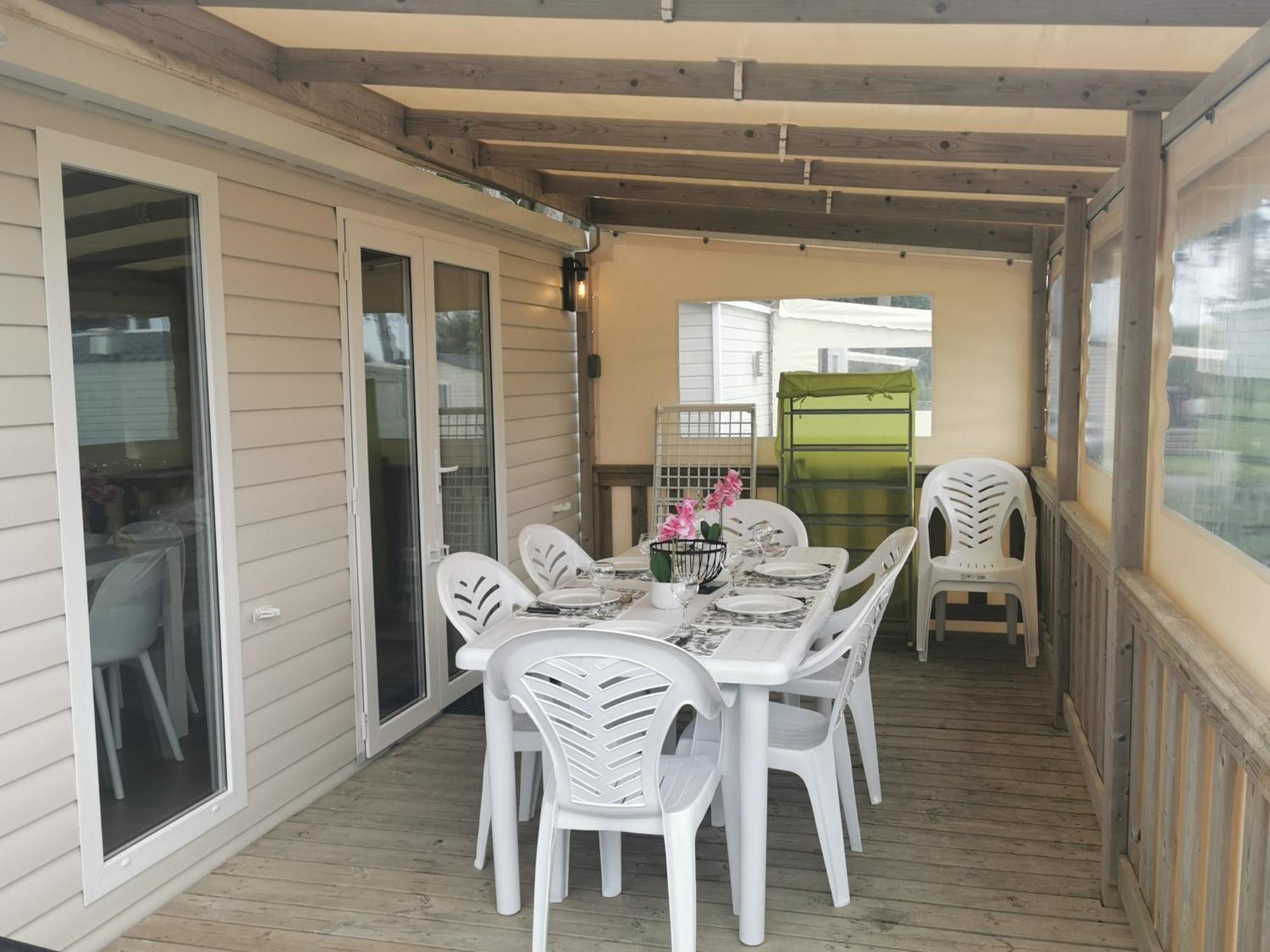 Mobilhome Vue Ocean La Costa Breizha Киберон Экстерьер фото
